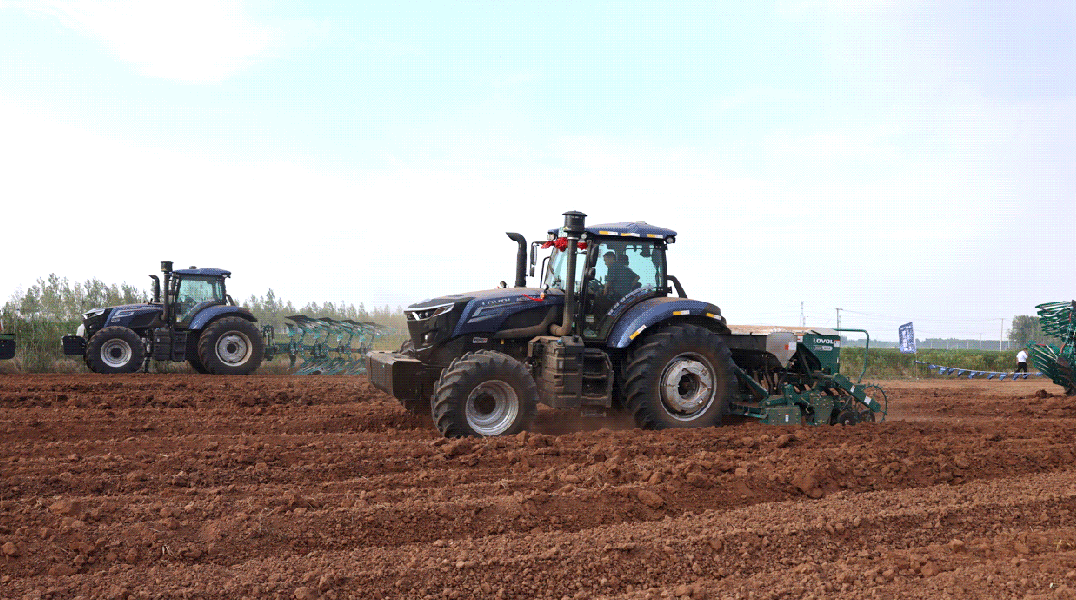 LOVOL Combined Seed Drill & Hydraulic Flip Plow Field Demo